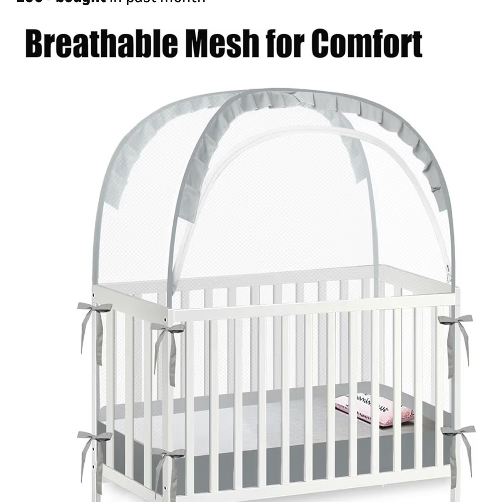 Light Gray Canopy Net - Picture 2 of 4